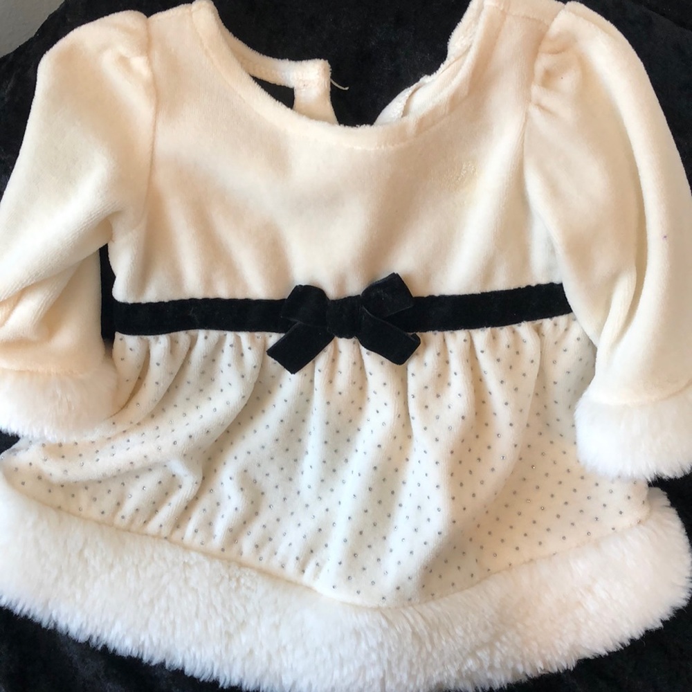 2-Piece Baby Girl Dress & Matching Leggings